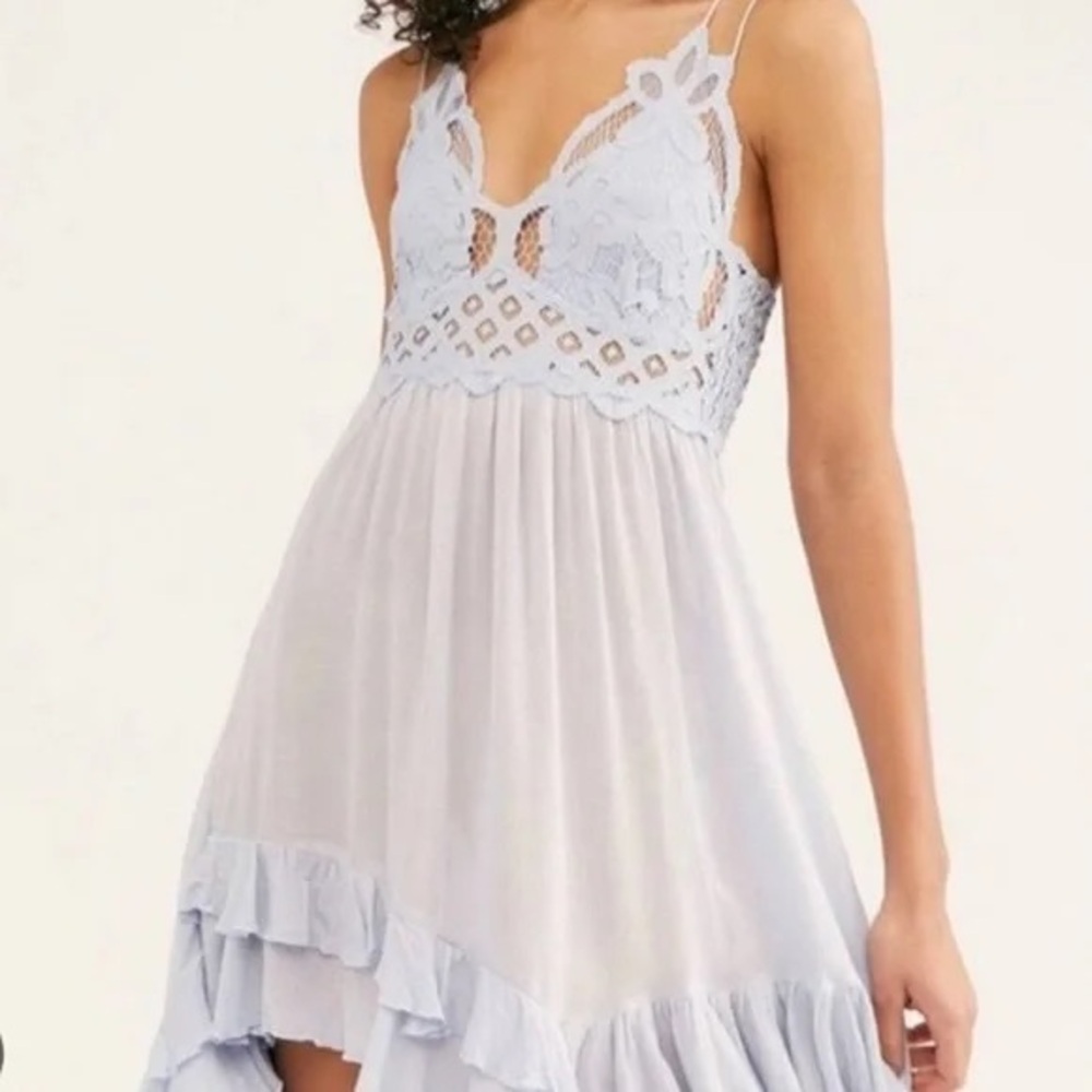 Free People blue Adella sundress XS